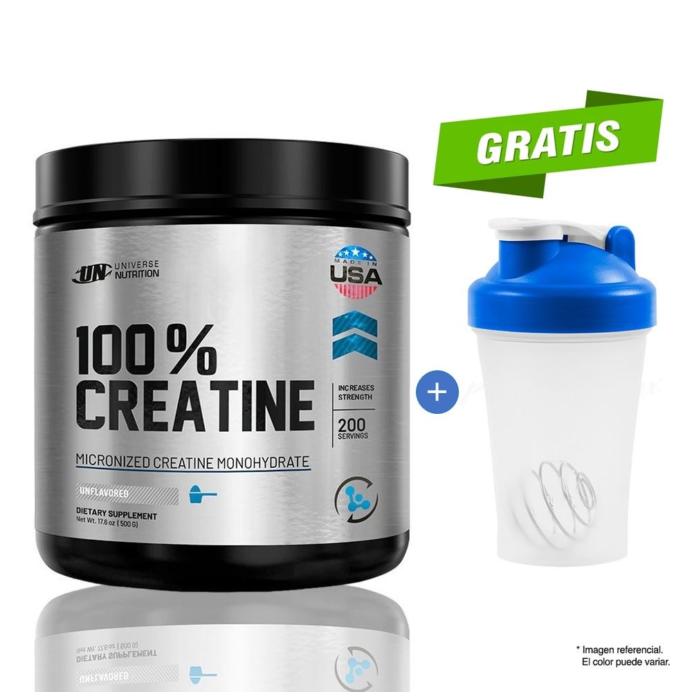 CREATINA MONOHIDRATO 500GR UNIVERSE NUTRITION