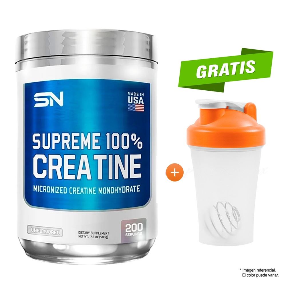 SUPREME NUTRITION CREATINA MICRONIZED 500 GRAMOS