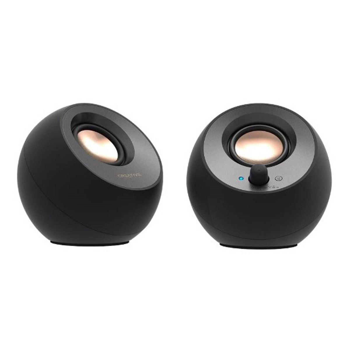 Creative - Parlante 2.0 Pebble V3 USB-C Bluetooth - Negro