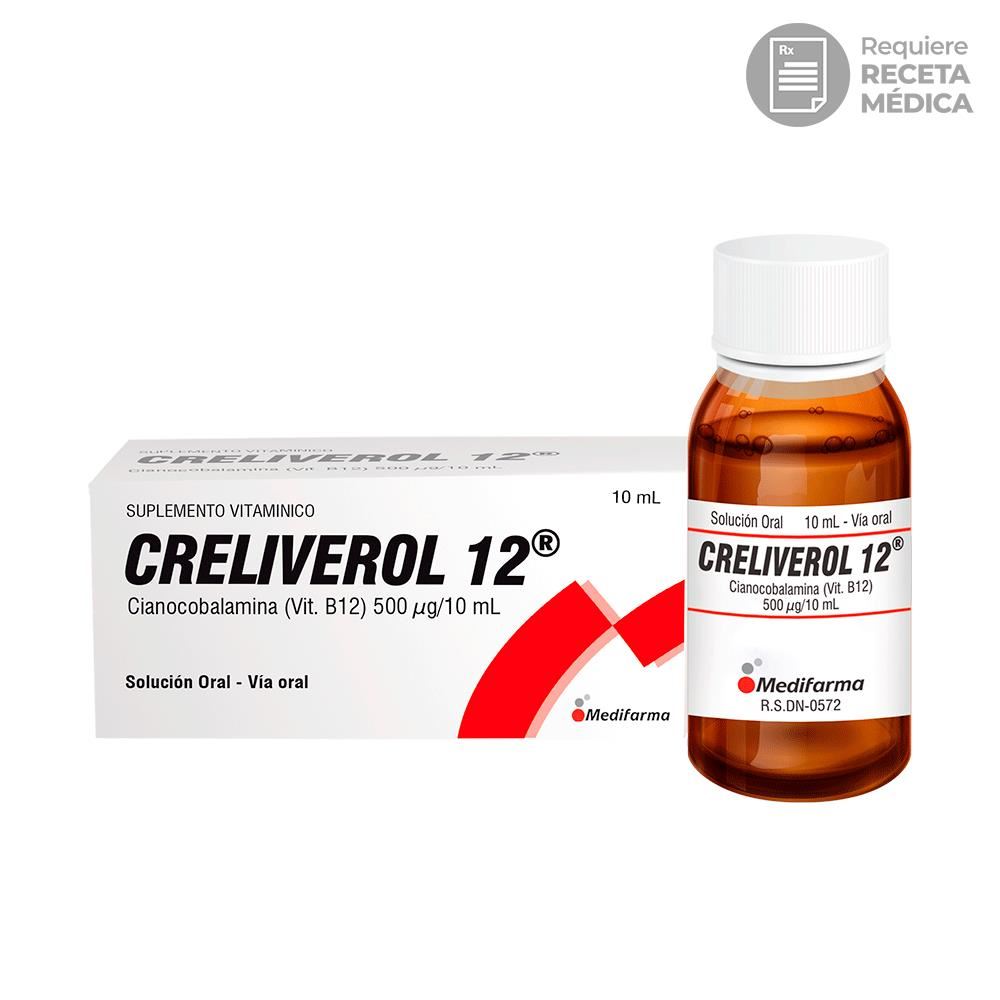 Creliverol 12 500 ug/10 mL Solución Oral