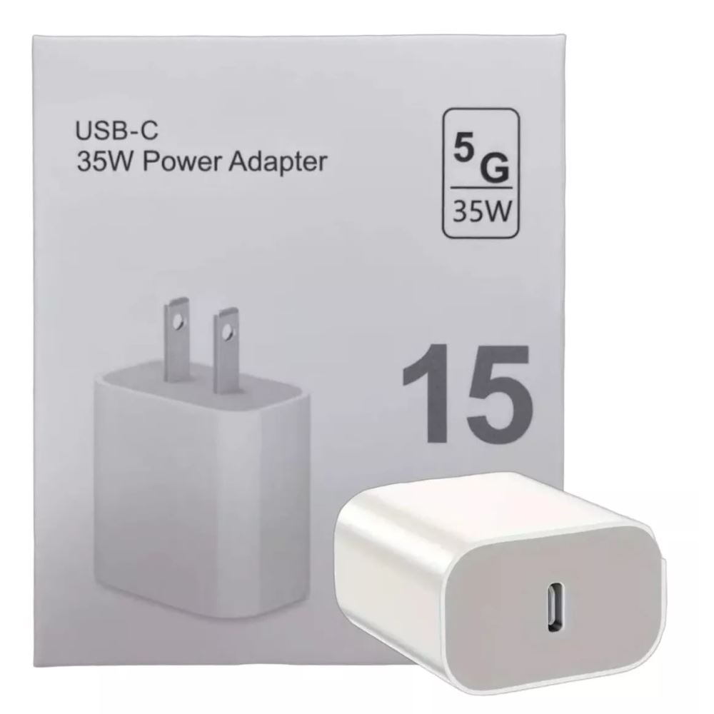 Cubo Cargador Iphone 15 de 35W