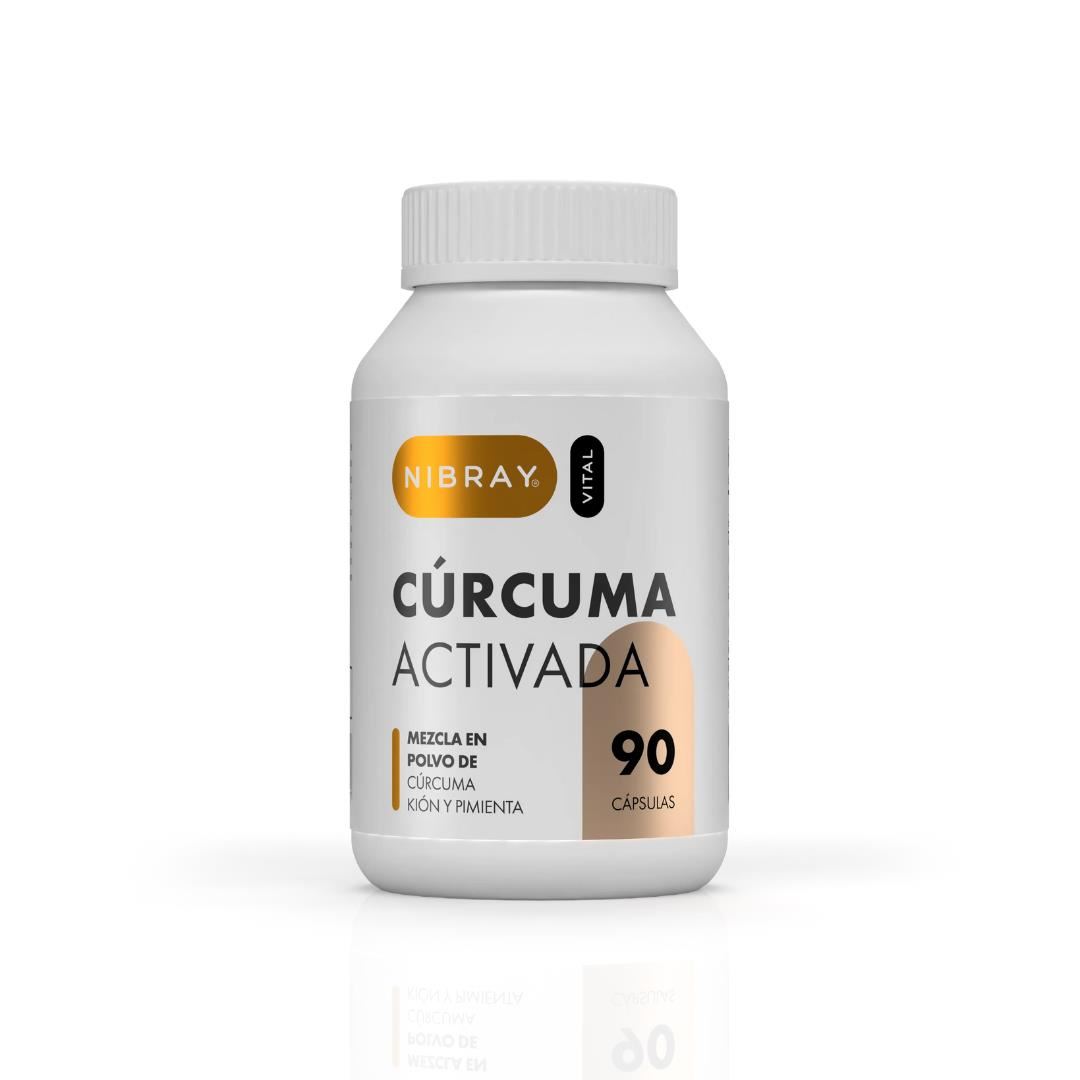 Curcuma con Pimienta Negra y Kion 90 Capsulas Nibray Vital