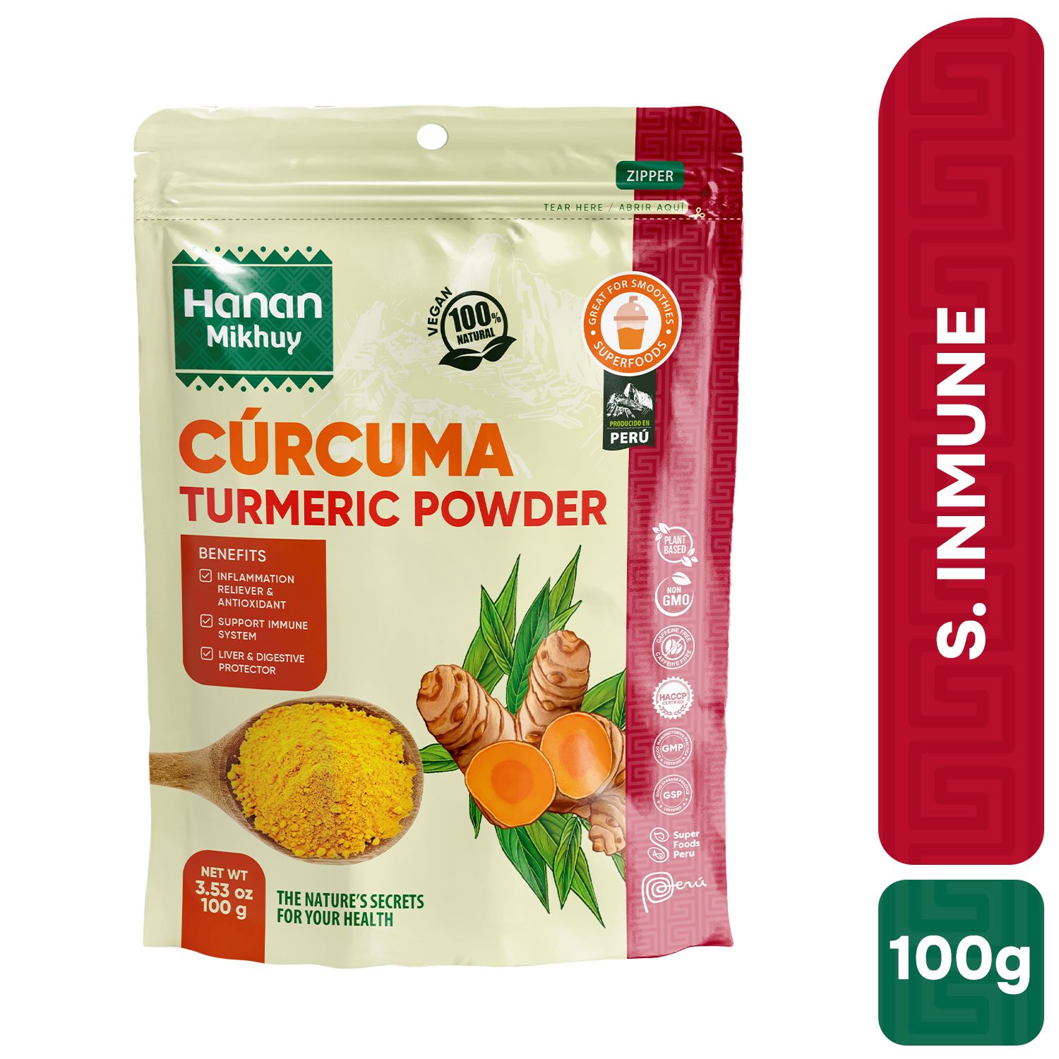 Cúrcuma en Polvo Hanan 100g