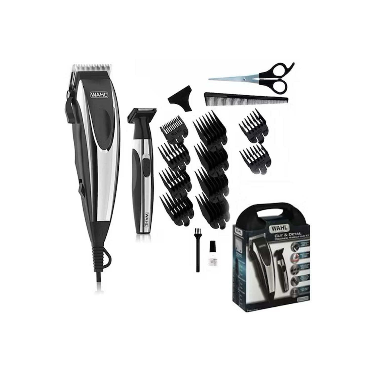 Kit Cortadora Wahl Groom Pro, Incluye 22 Piezas y Estuche de