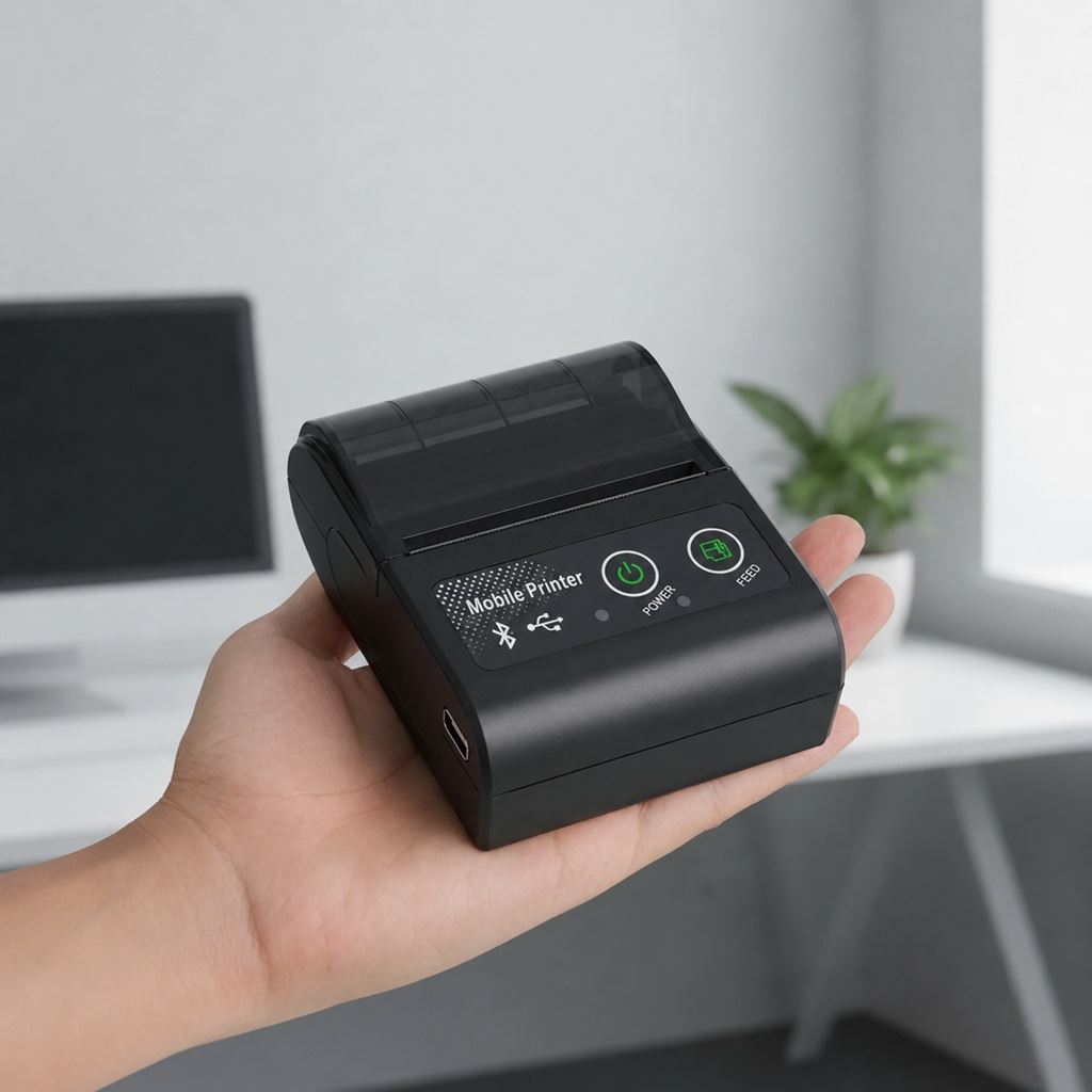 Impresora ticketera térmica portátil para tickets ancho 57mm 58mm USB BLUETOOTH CX58B