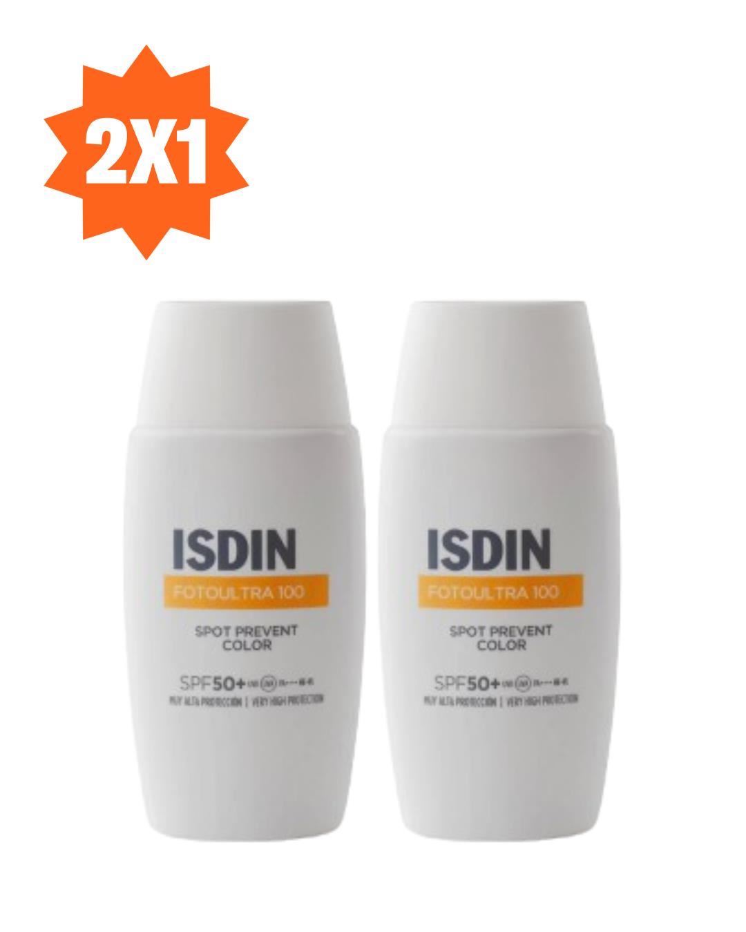 Protector Solar Dúo Fotoultra Isdin Spot Preventv Spf 50+ - 50 Ml