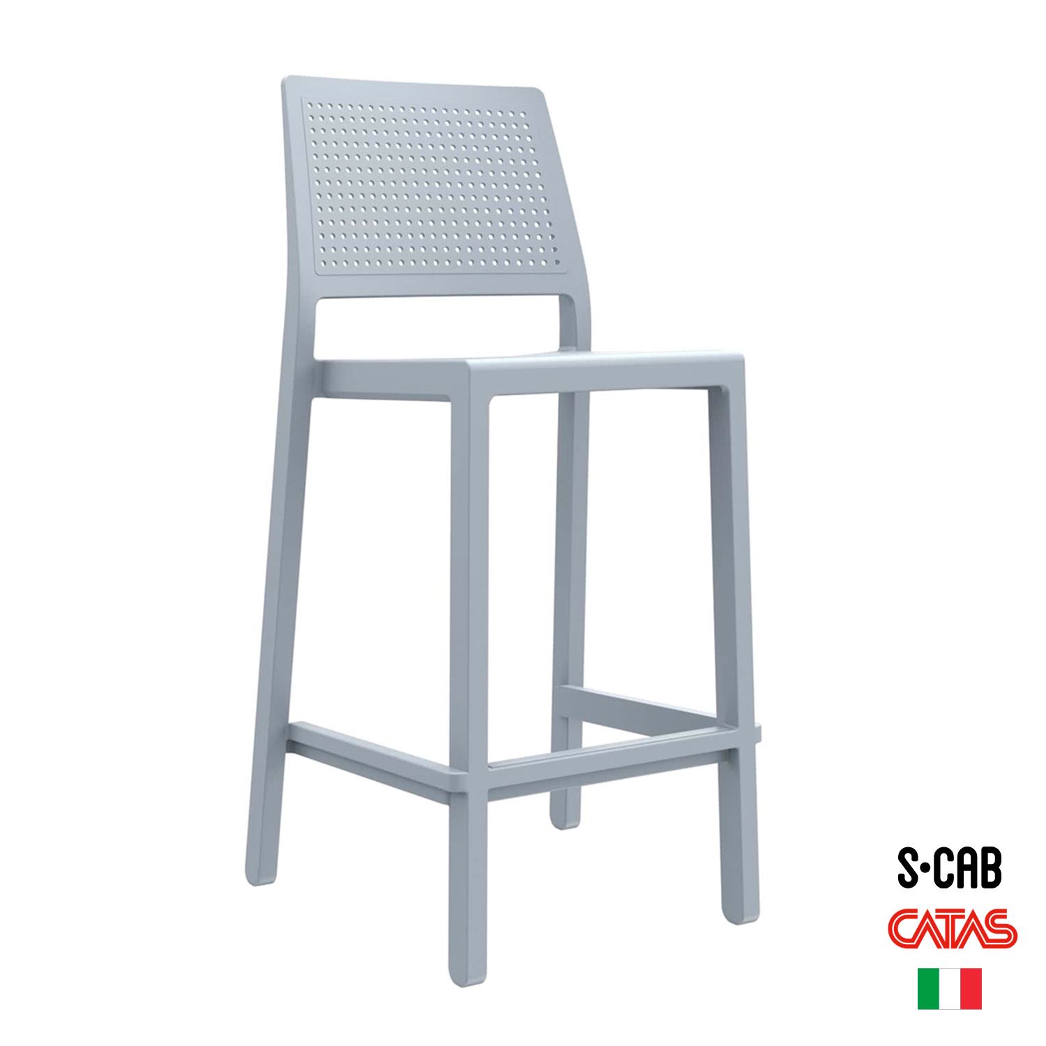 Silla Para Bar Emi Butaco Gris Claro Ofideas