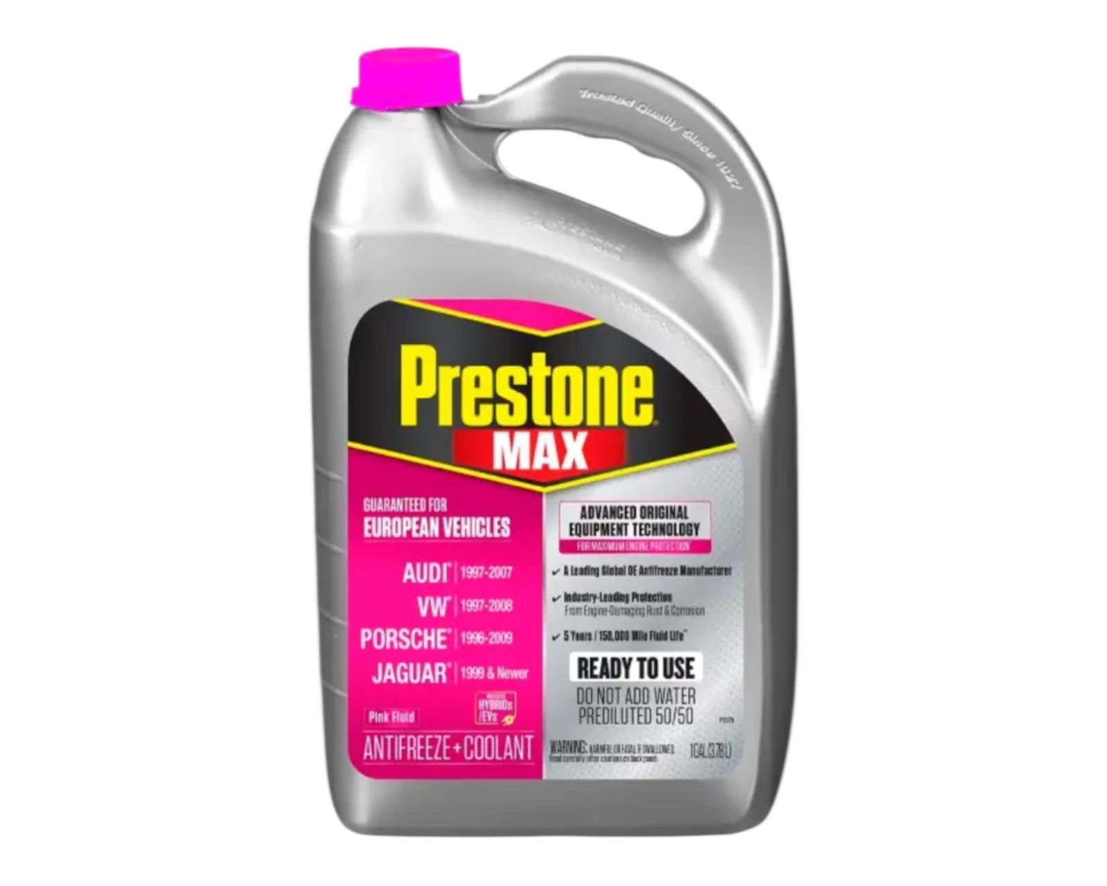 PRESTONE MAX ROSADO  REFRIGERANTE PARA VEHÍCULOS EUROPEOS