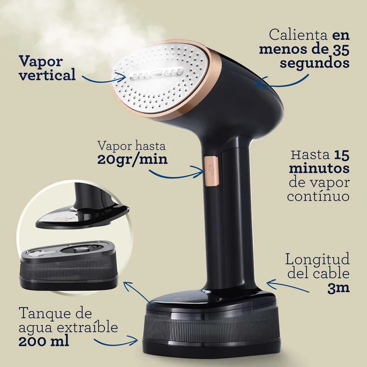 Vaporizador Oster 1200W Plegable GCSTFS-300-053 – Negro