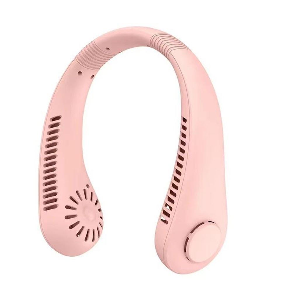 Ventilador de Cuello Portátil USB- Recargable, 3 Velocidades