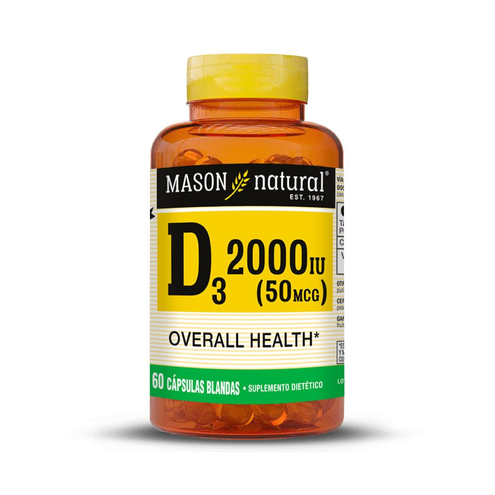 VITAMINA D3 2000 UI (60 SOFTG)
