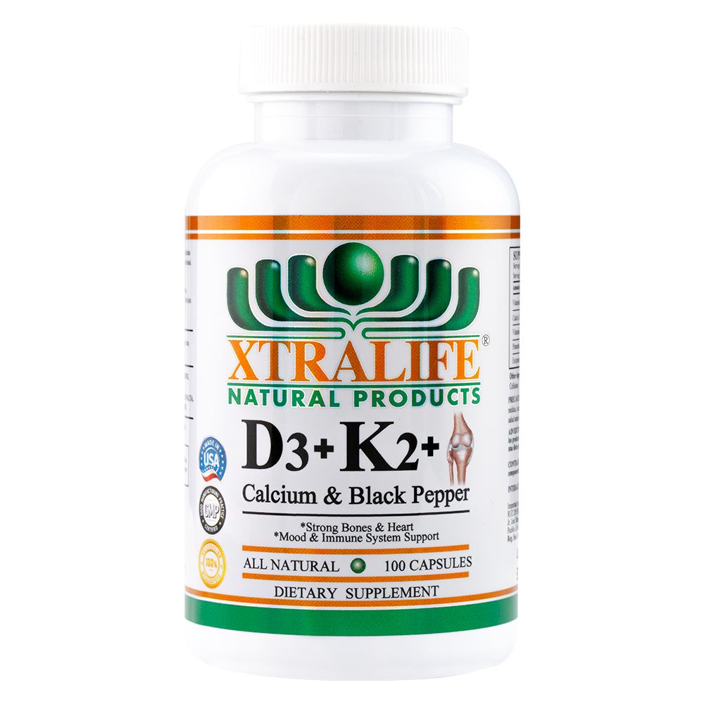 D3 + K2 + Calcio - Xtralife Natural Products Perú