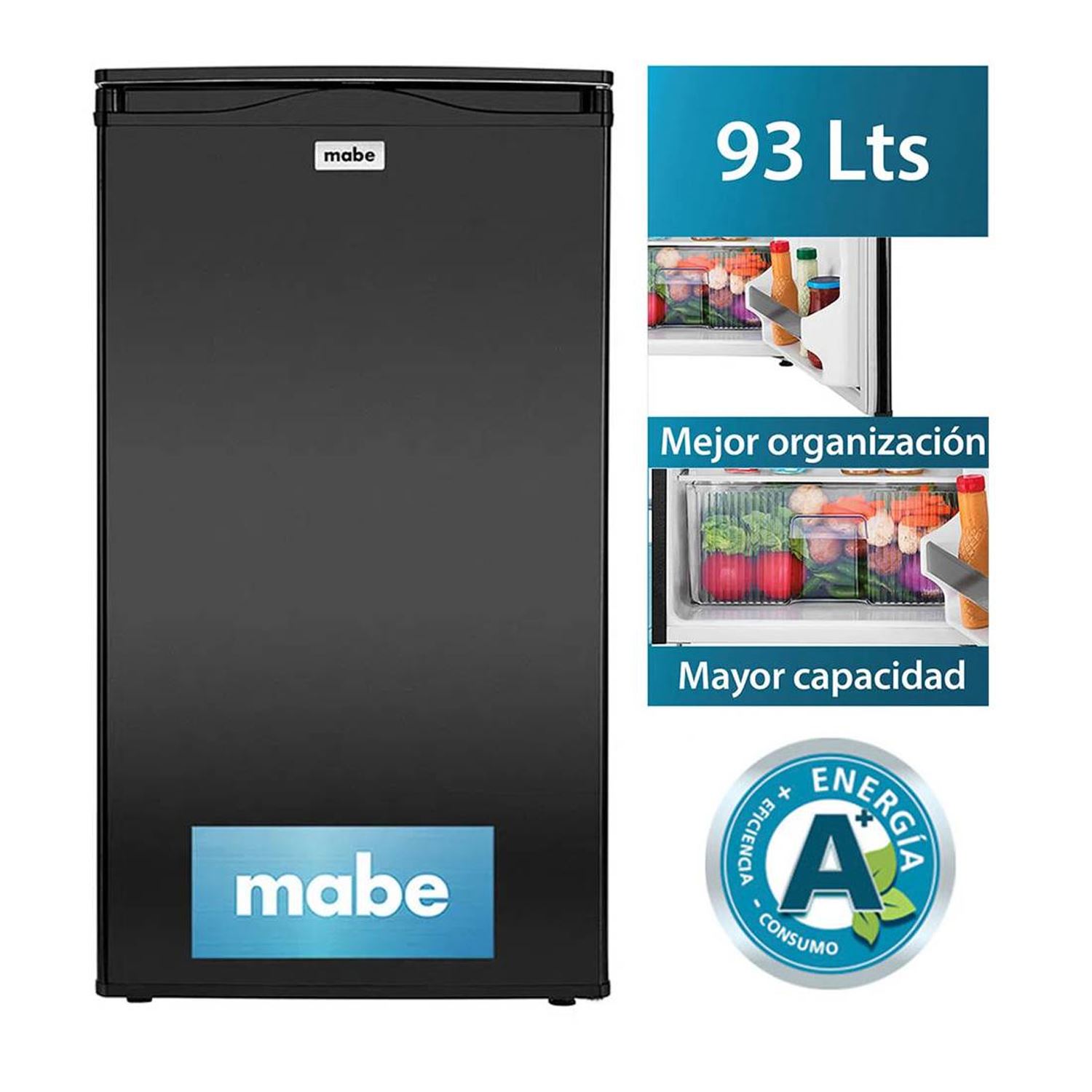 Frigobar Mabe de 93L RMF04PV0 Negro