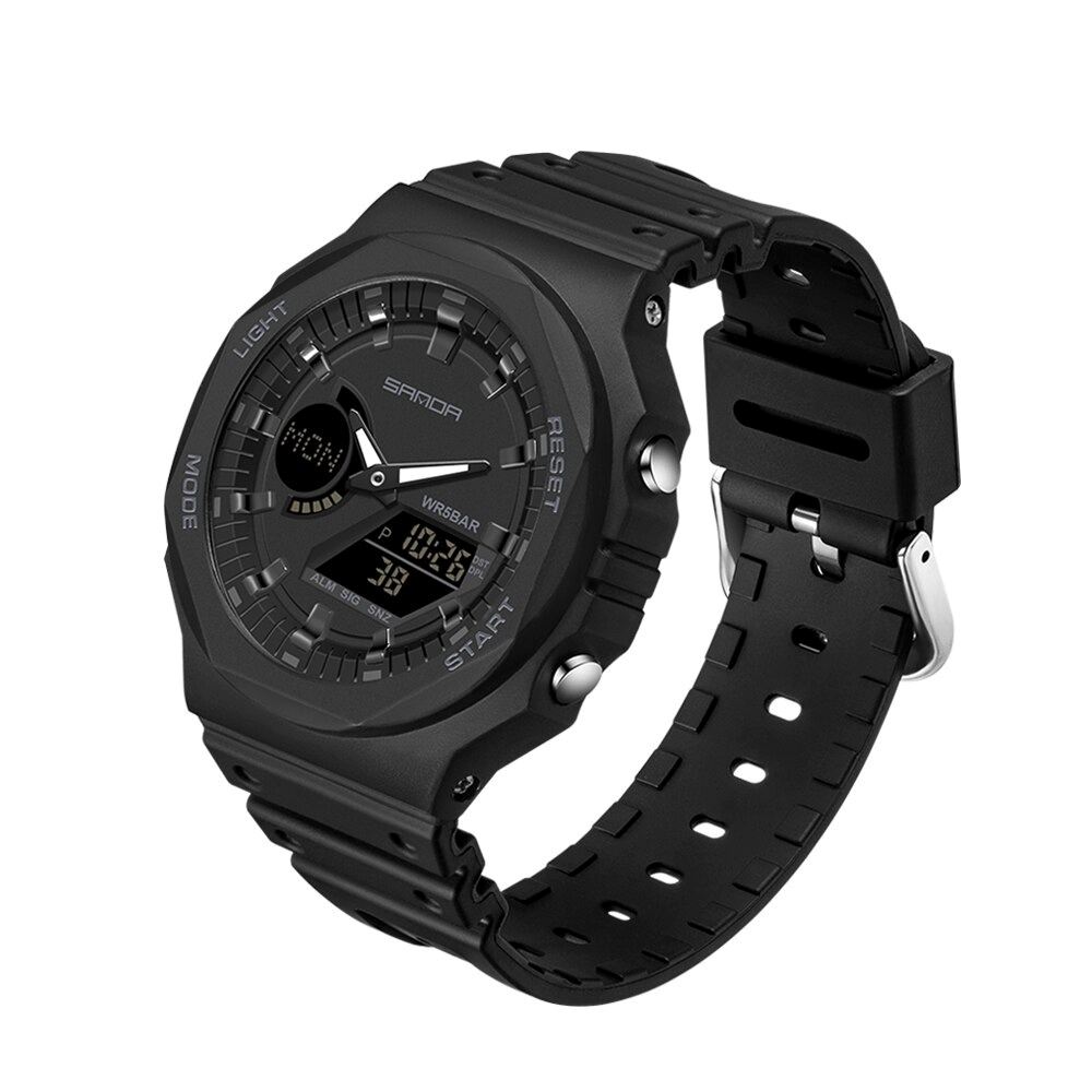 Reloj Deportivo Hombre SANDA 6016 Negro
