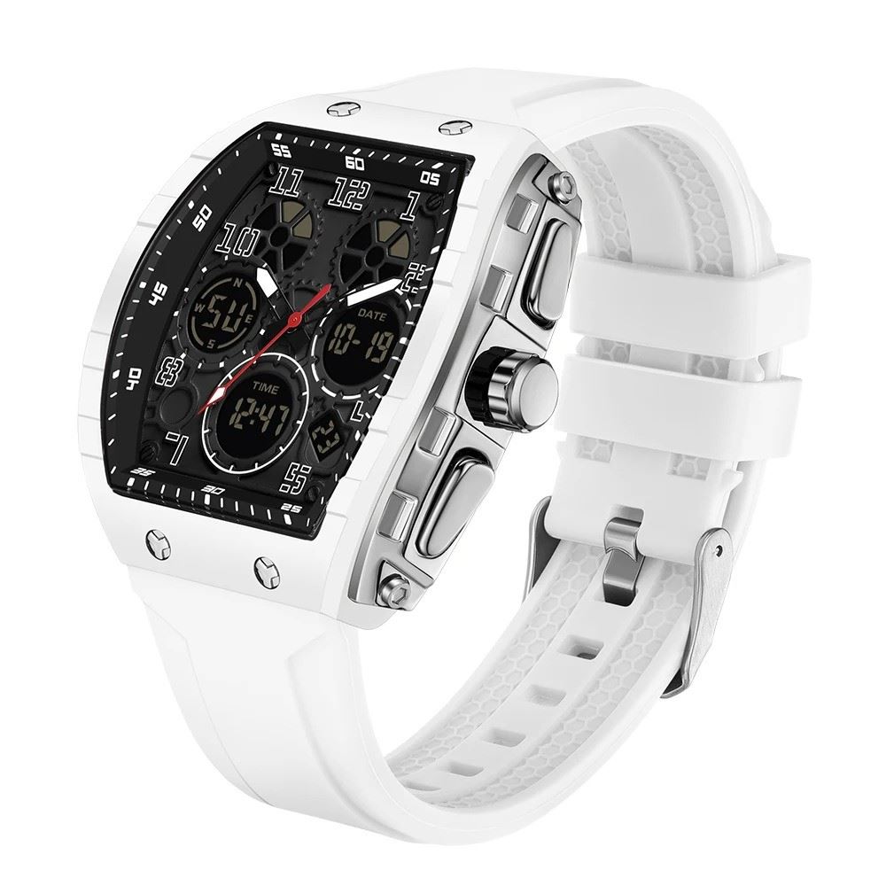 Reloj Hombre SANDA 6157 Análogo-Digital Blanco
