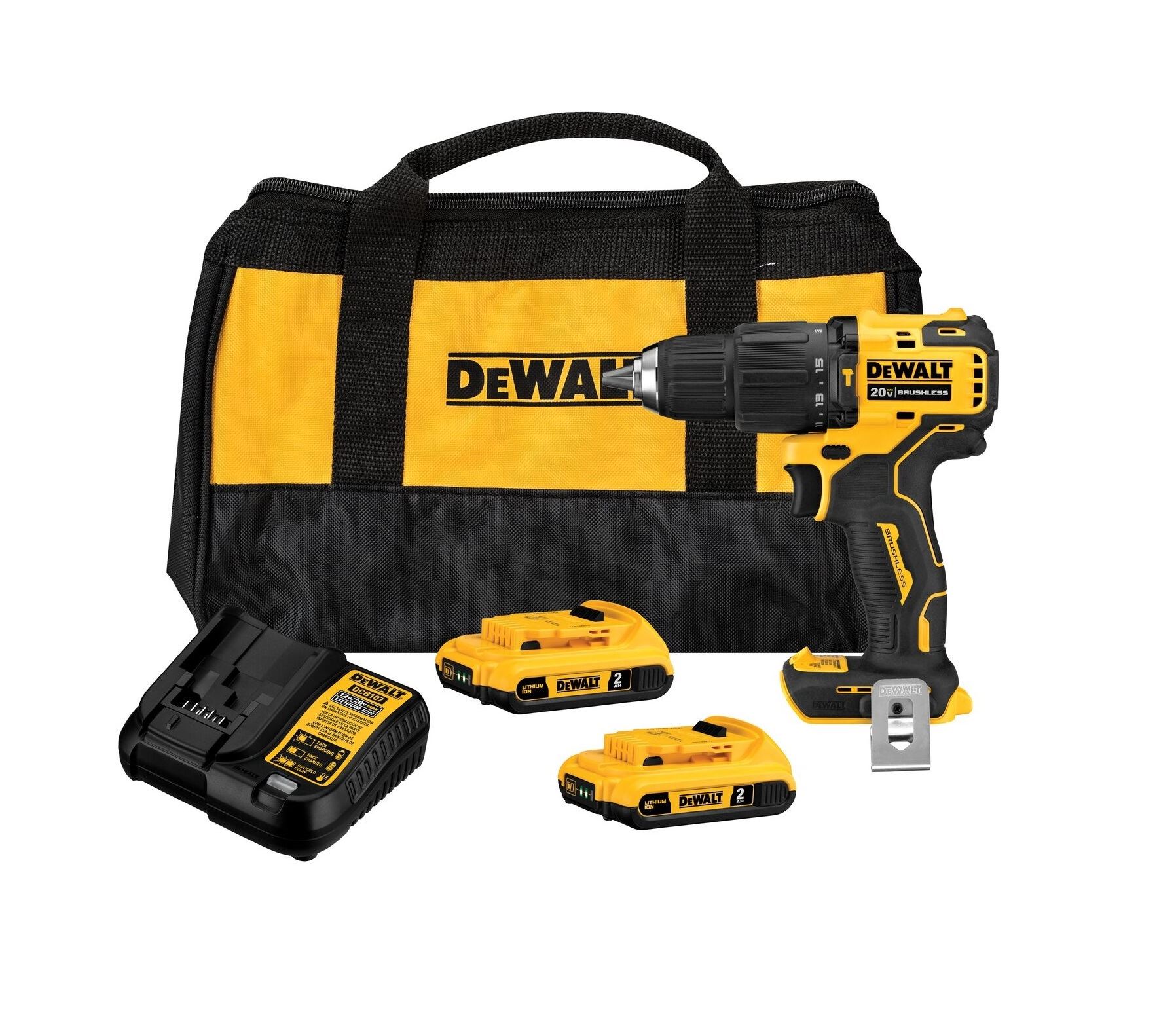 Talad Percut Atornil. 1/2" 20V 65Nm S/Carbones Atomic Dewalt DCD709D2-B2