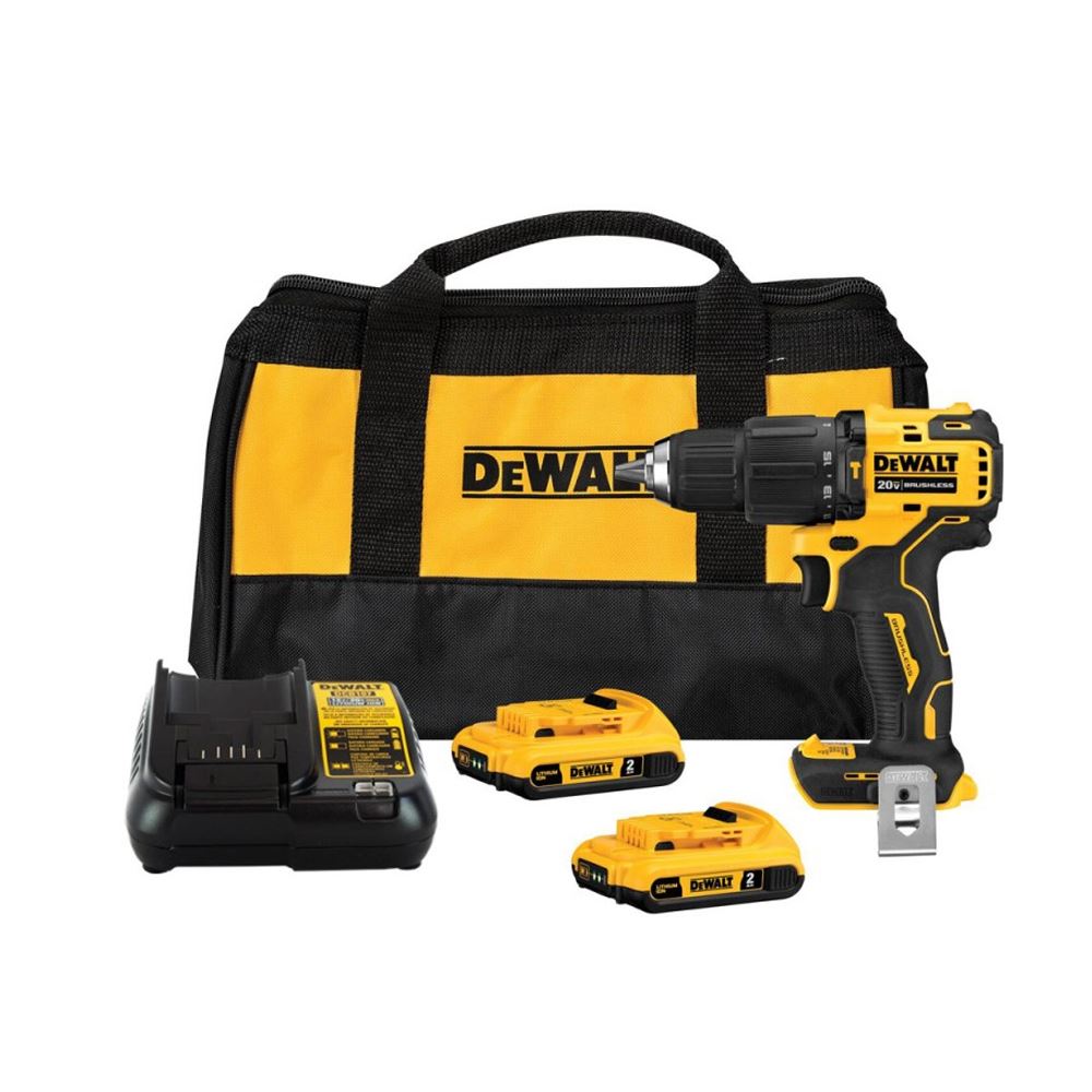 Talad Percut Atornil. 1/2" 20V 65Nm S/Carbones Atomic Dewalt DCD709D2-B2