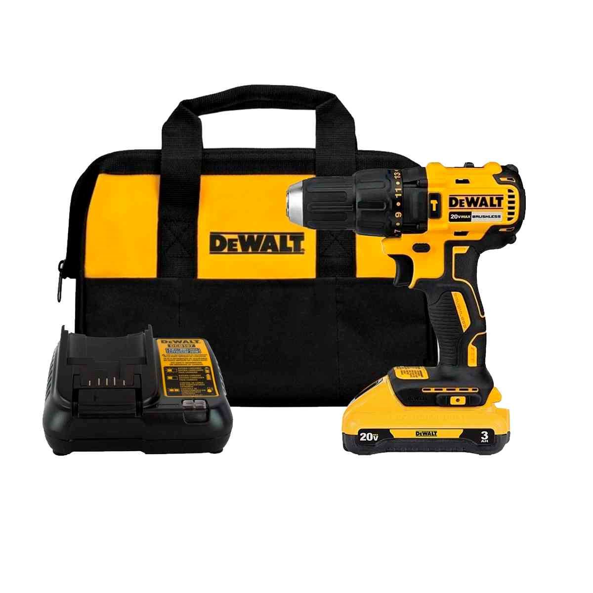 Taladro Percutor 1/2" 20 V 1750 Rpm Brushless + Set 100 Pzs Dewalt DCD7781S2A-B2