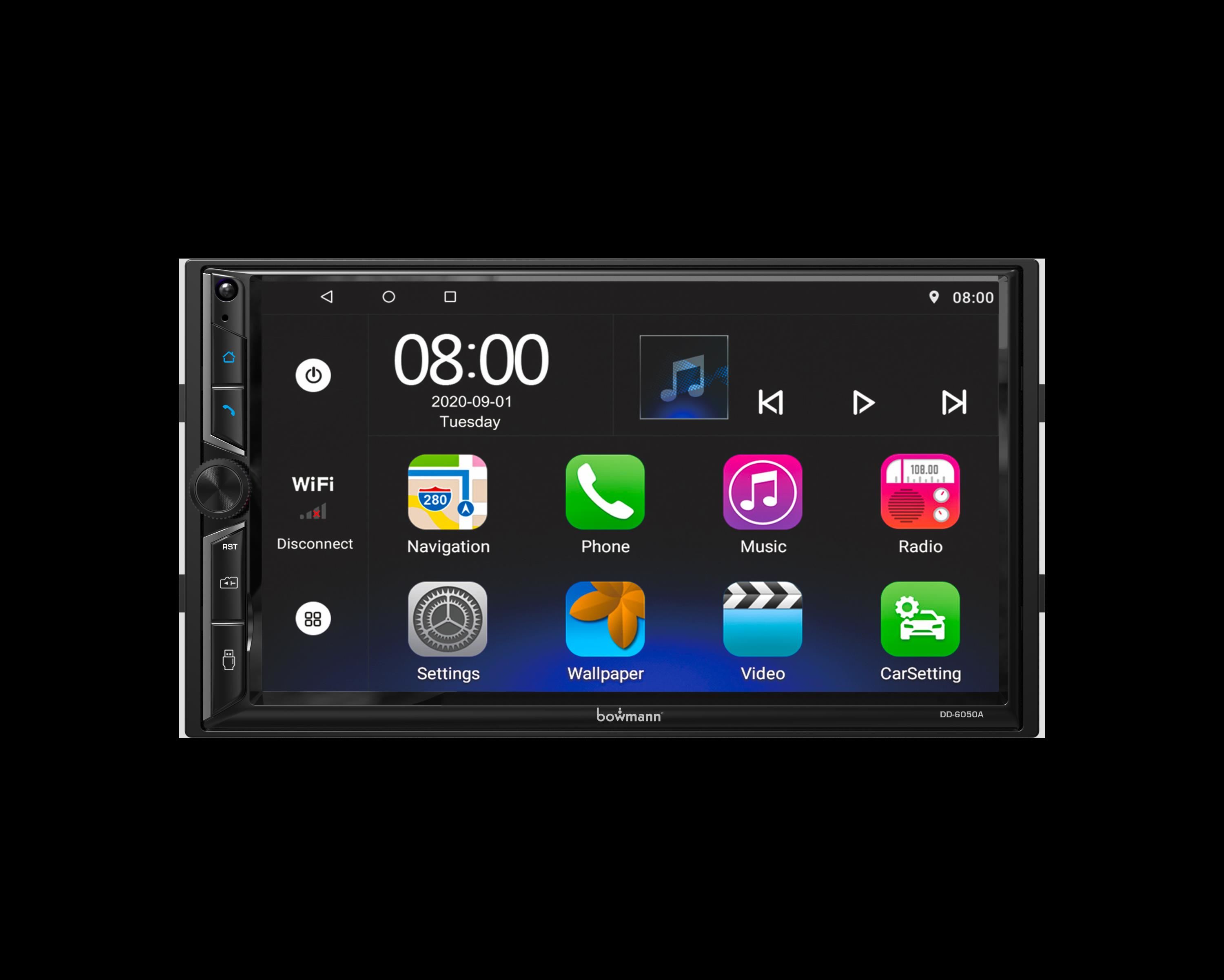 Auto Radio Android 2 Din Pantalla 7 Hd Bowmann 1gb+16gb Wifi