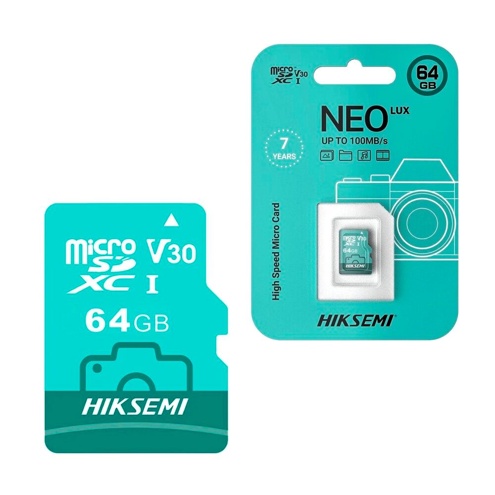 MEMORIA MICROSD HIKSEMI NEO LUX 64B