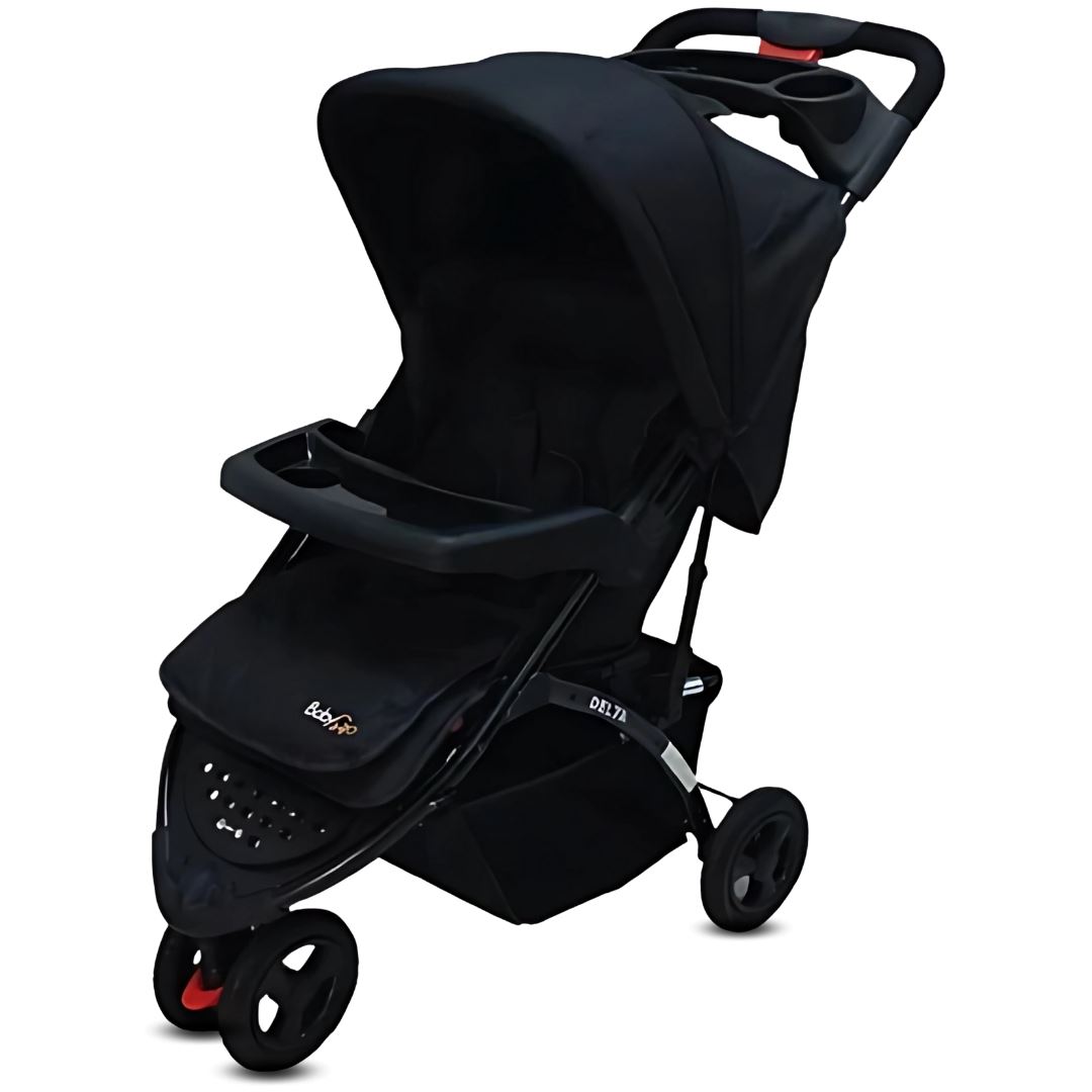 Coche Cuna Deportivo 3 ruedas «DELTA SPORT» Black