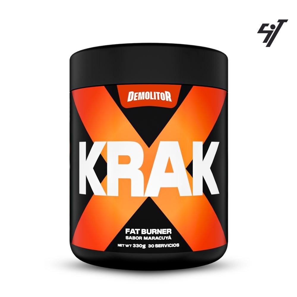 Fat Burn Demolitor Krak 330gr Maracuya + Shaker
