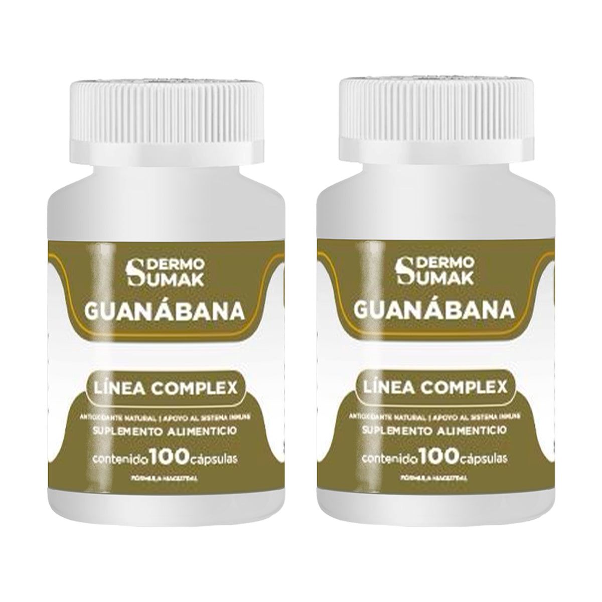 Guanabana Complex Antioxidante Natural 30mg 100 Cap Dermo Sumak 2 und
