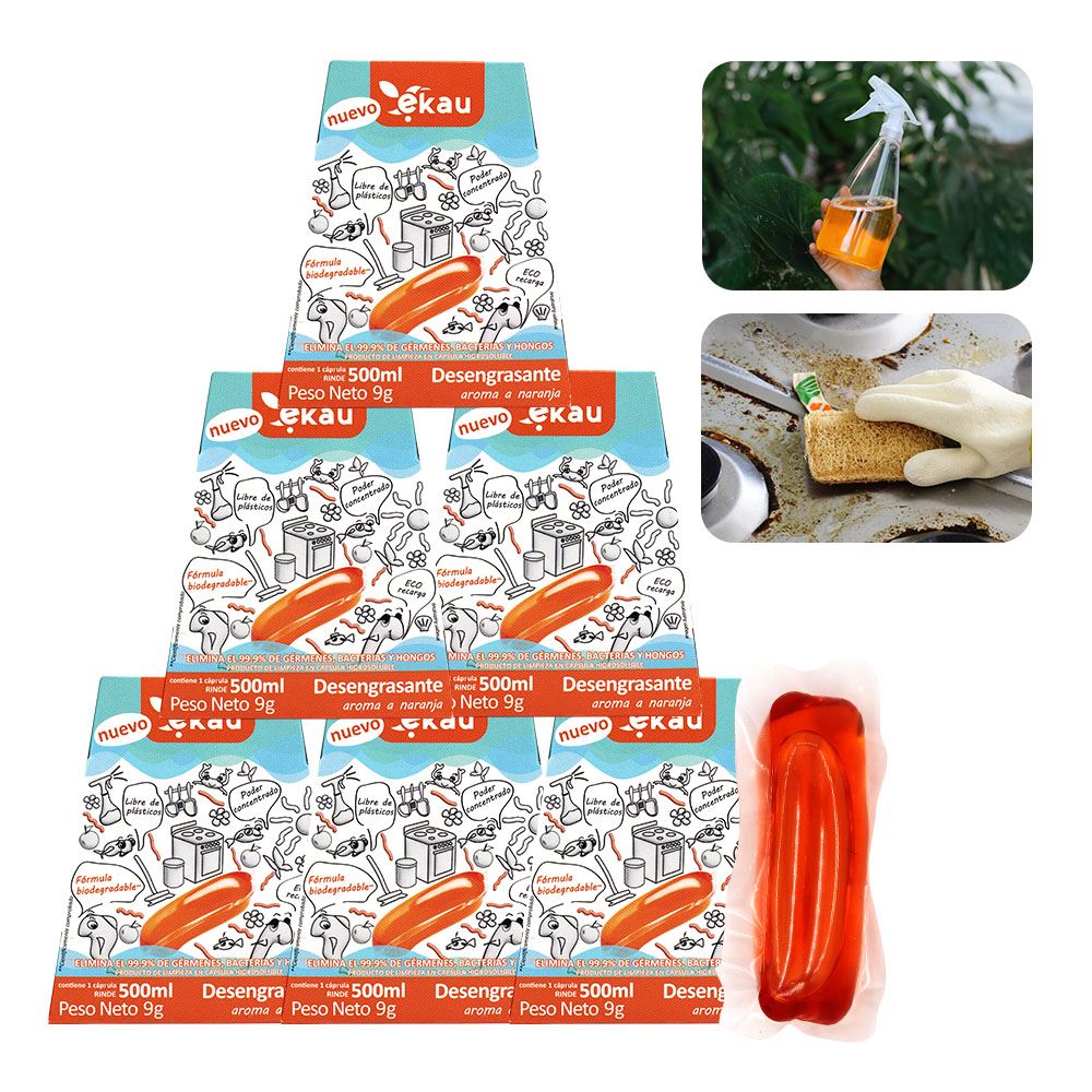 Sixpack Desengrasante En Cápsula Ekau