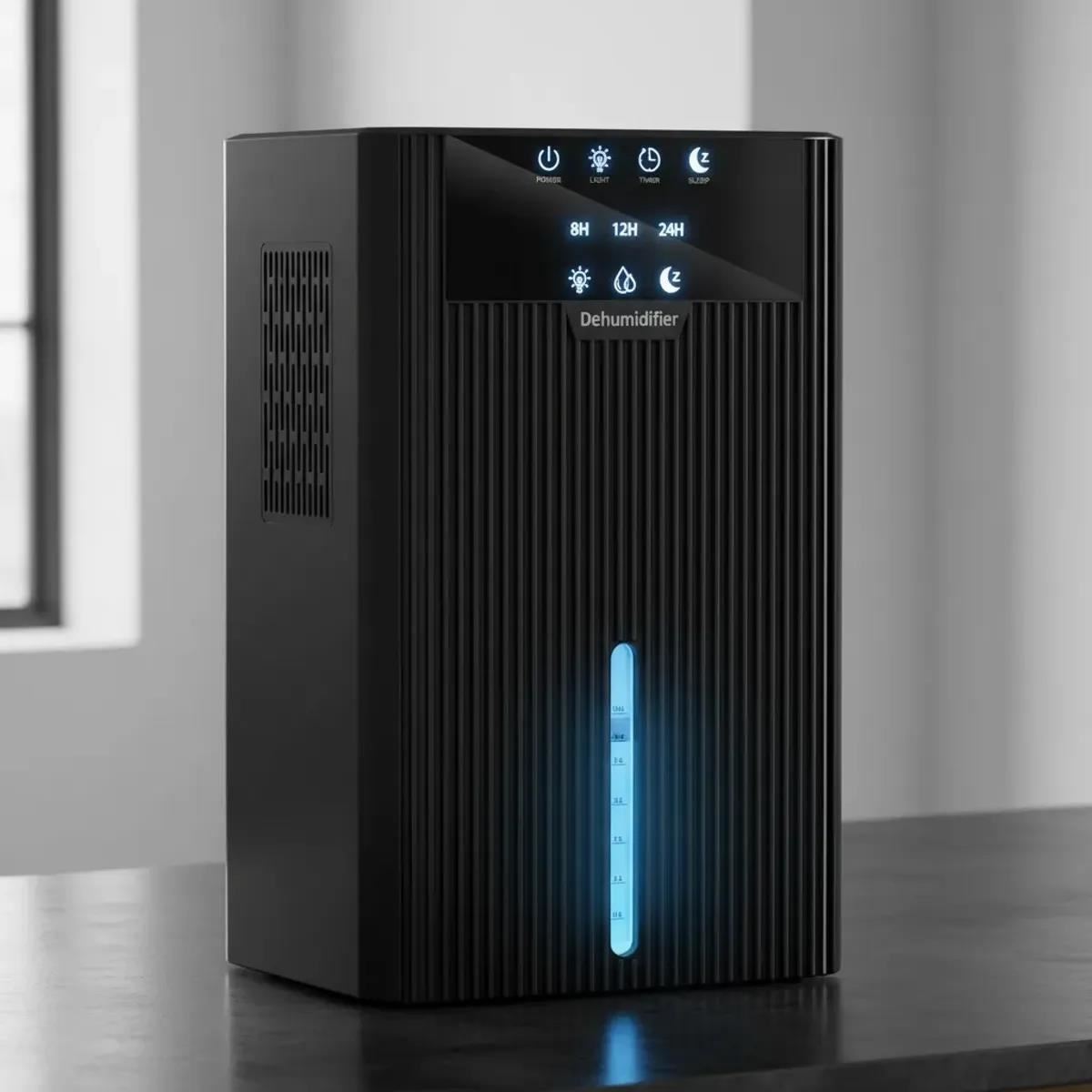 Deshumedecedor Deshumificador cubre 25 m² tanque 2.2L botones táctiles temporizador y modo sleep 28W