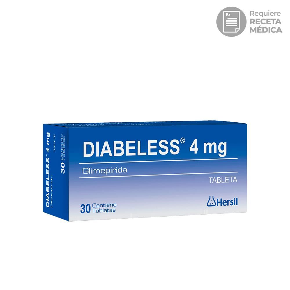 Diabeless 4 mg Tabletas