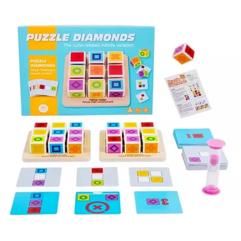 CUBO BLOCK 3D EDUCATIVO MONTESSORI