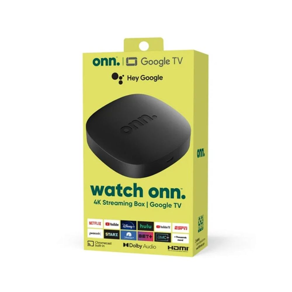 Onn 4K Streaming Box Google TV Open Box | OPEN BOX
