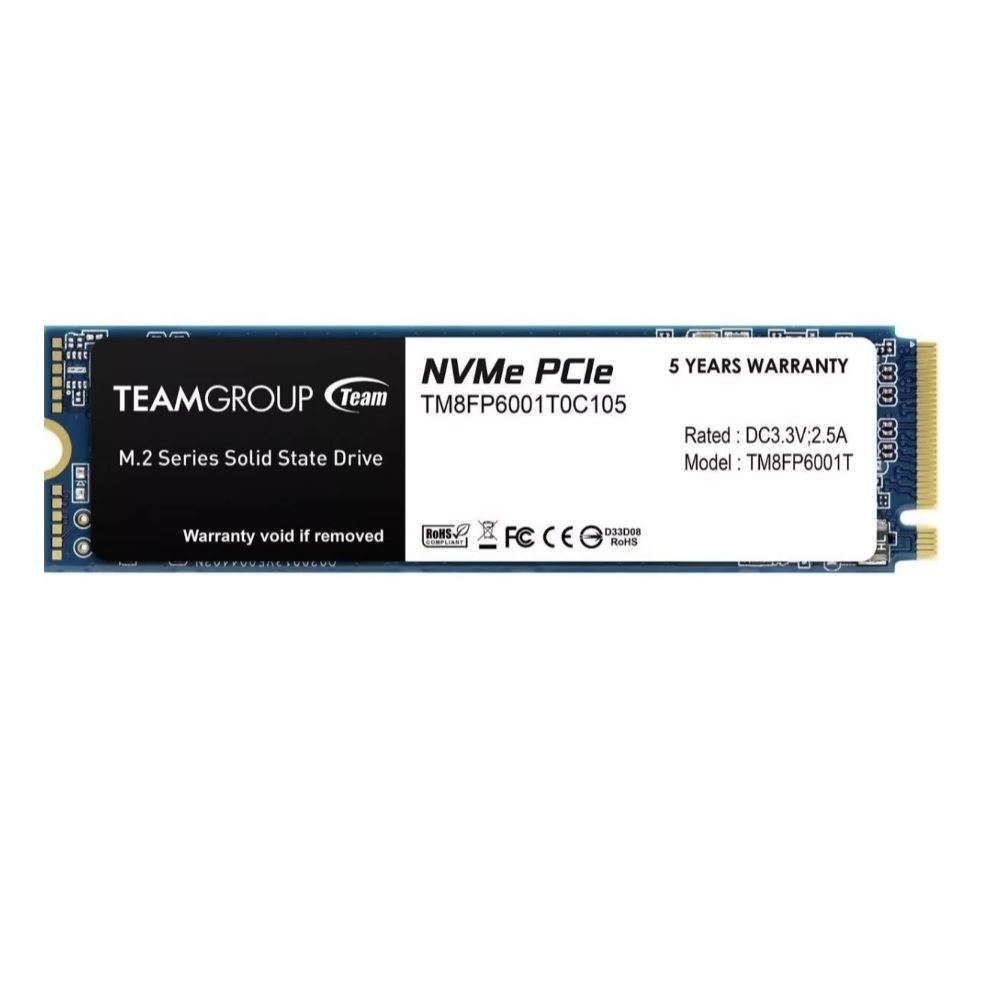 Disco SSD Team Group MP33 M.2 1TB PCIe SSD DC 3.3V