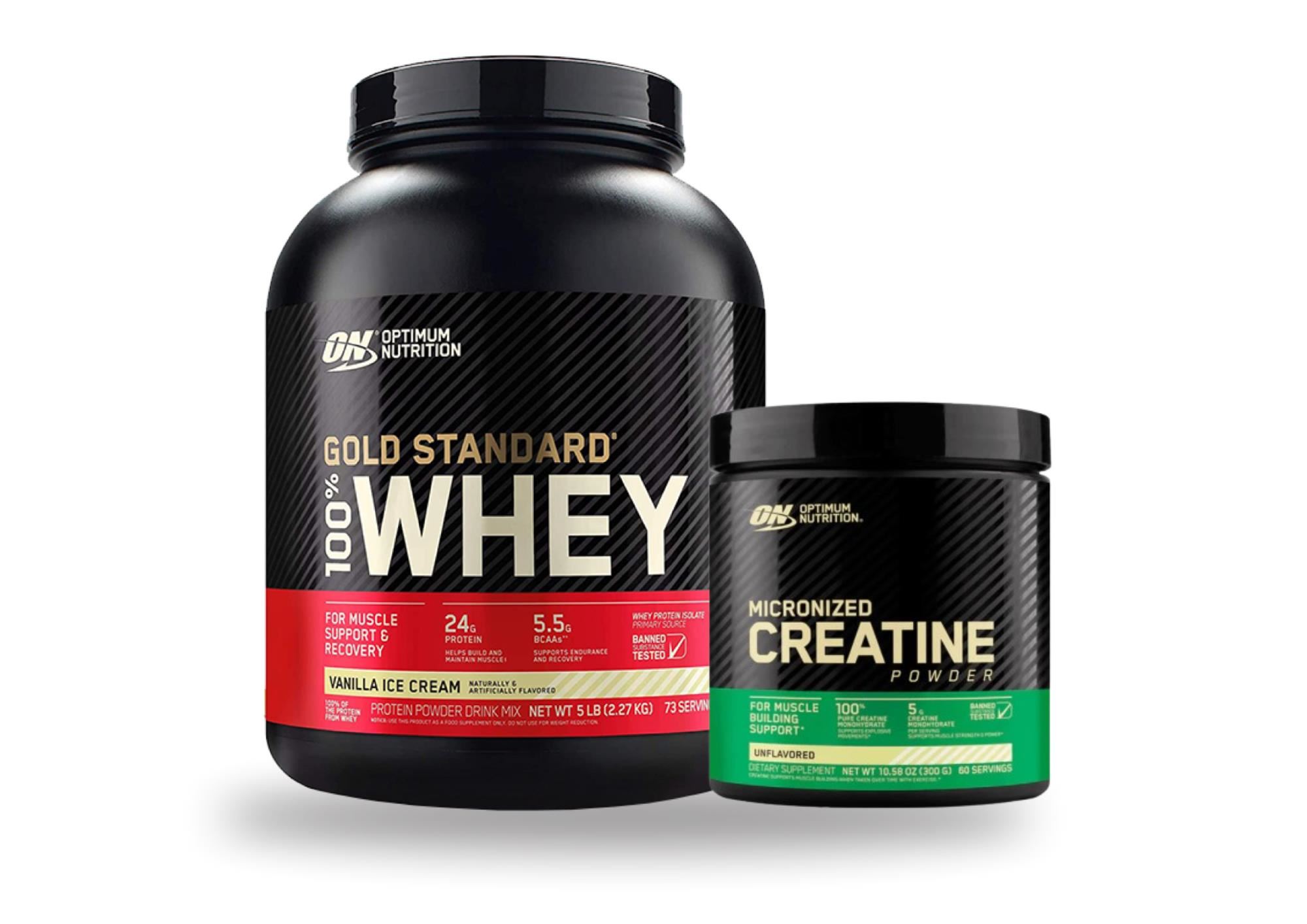 Gold standard 5Libras Vainilla + creatina 300gramos