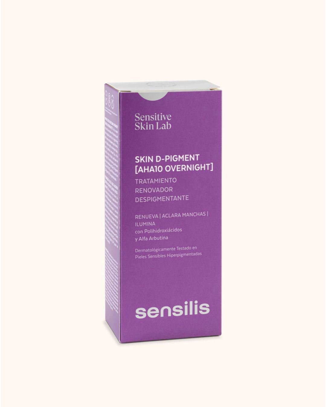 Sensilis Skin D-Pigment AHA10 Overnight - Tratamiento Despigmentante