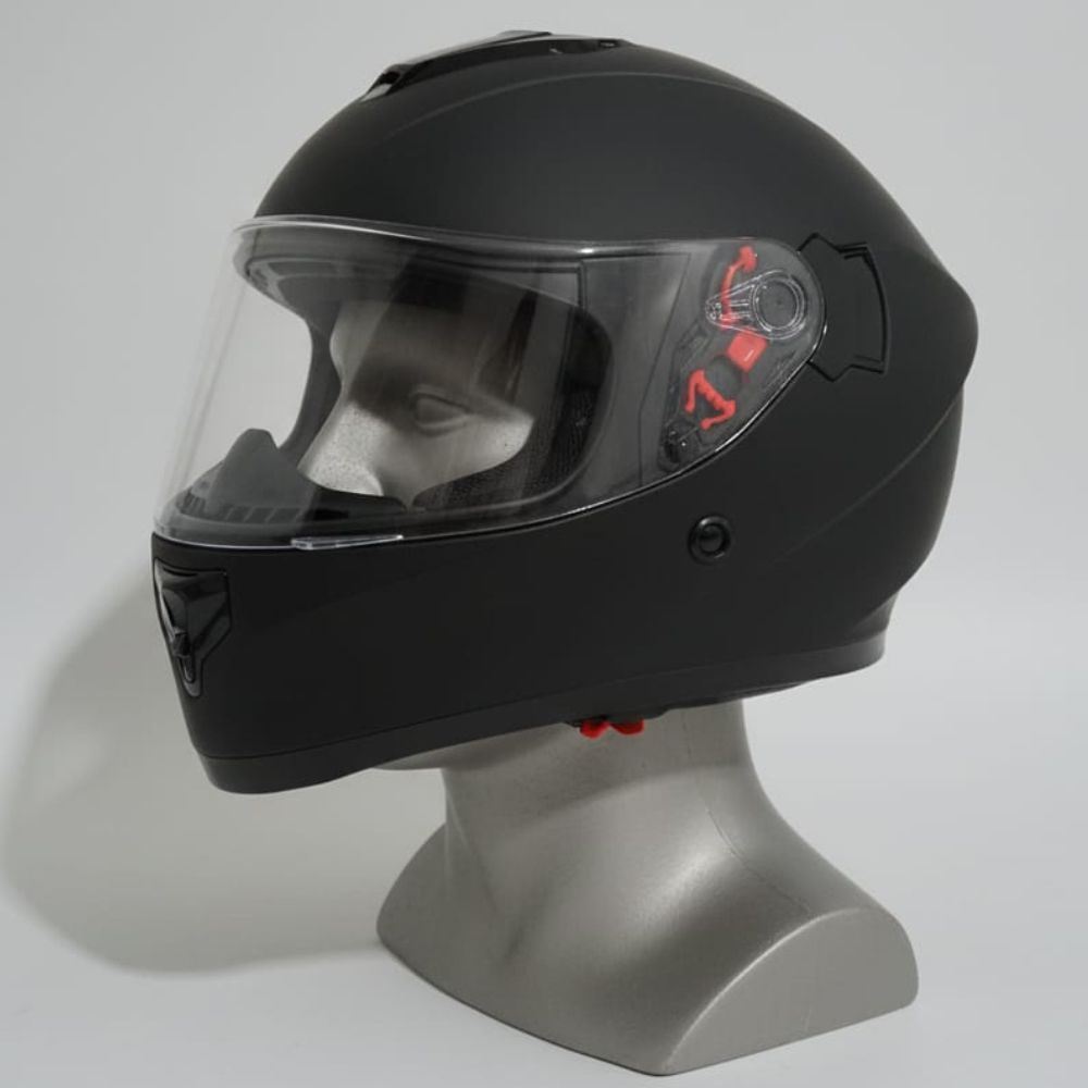 Casco Integral Negro HK2 Mate con Doble Visor Antirayaduras