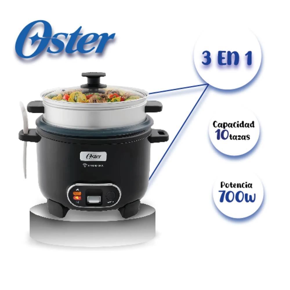 Olla arrocera Oster de 1.8L c/vaporera CKSTRC10DFBLK 053