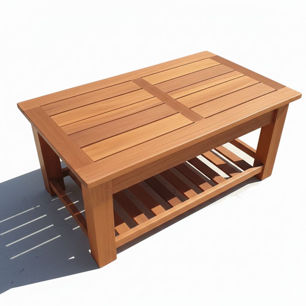 Mesa de centro para Terraza Paracas en madera