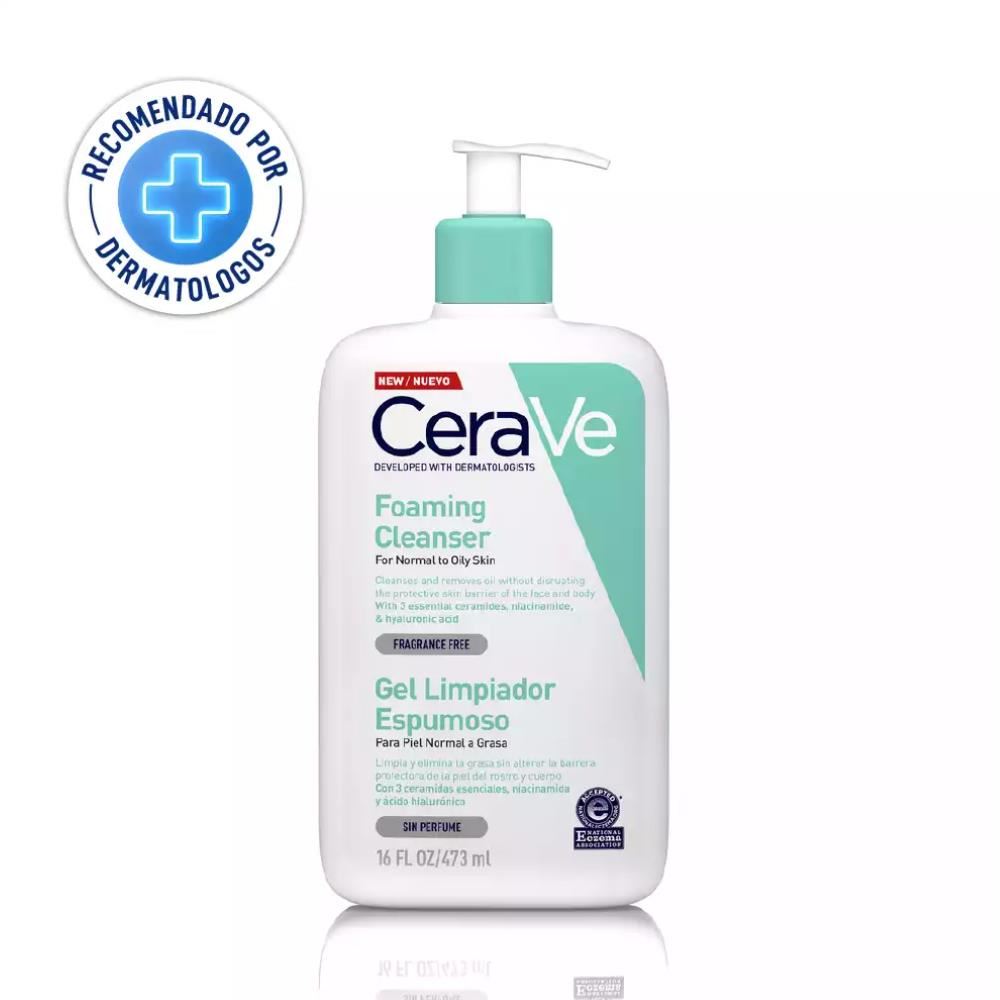 Cerave Gel Limpiador Espumoso De 473ml