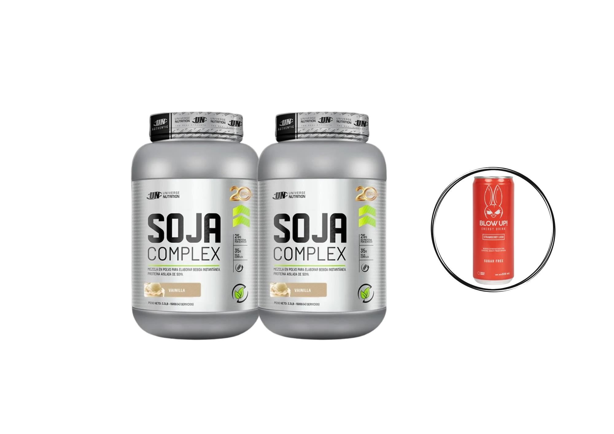 PACK ENERGÍA Y NUTRICIÓN SOJA COMPLEX + BLOW UP