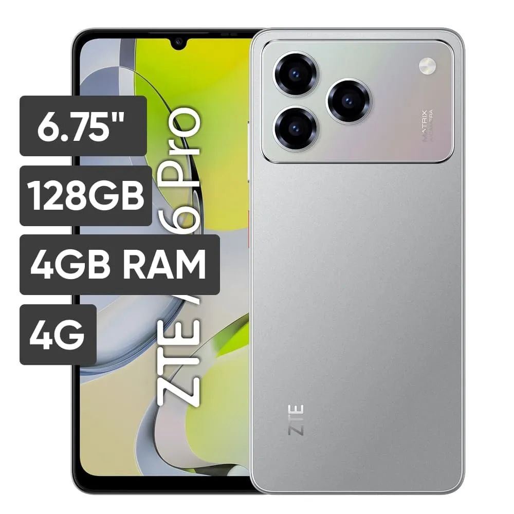 CELULAR ZTE BLADE A56 PRO (4+8)GB +128GB GRIS