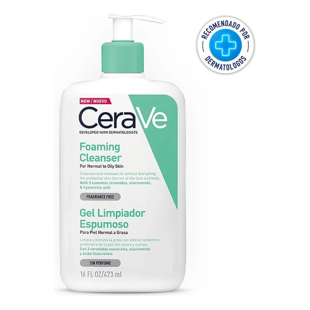 Cerave Gel Limpiador Espumoso De 473ml