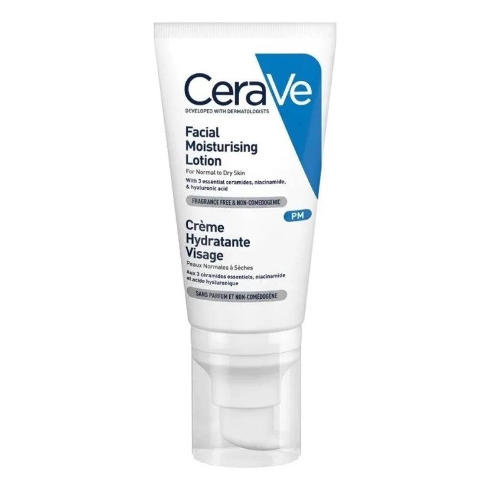 Cerave Locion Hidratante Para Rostro Noche 52ml Para Piel Seca