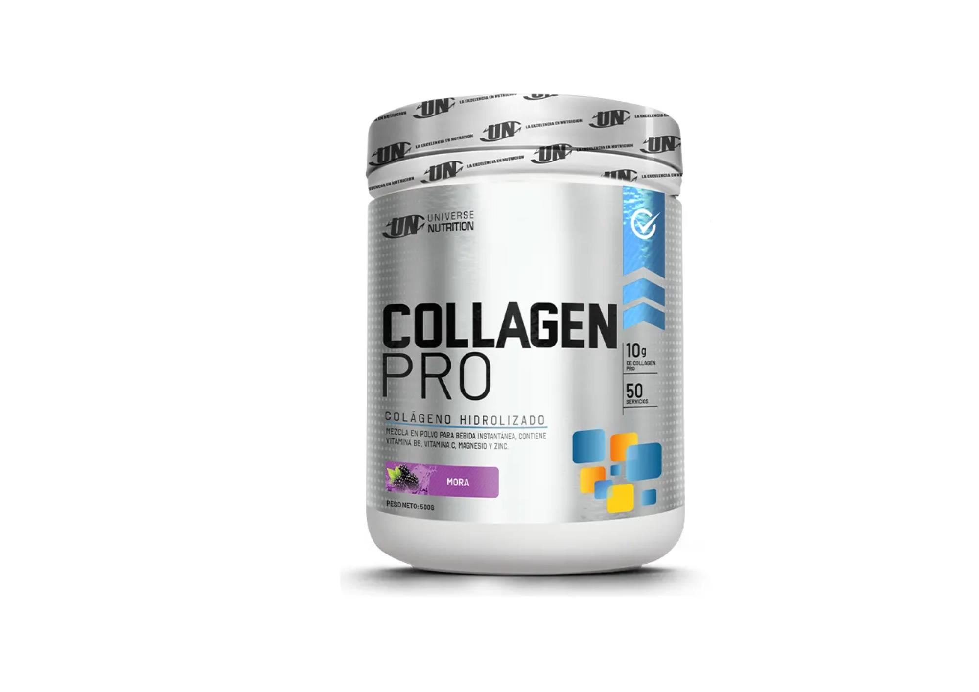 COLAGENO HIDROLIZADO / COLLAGEN PRO 500GR SABOR MORA