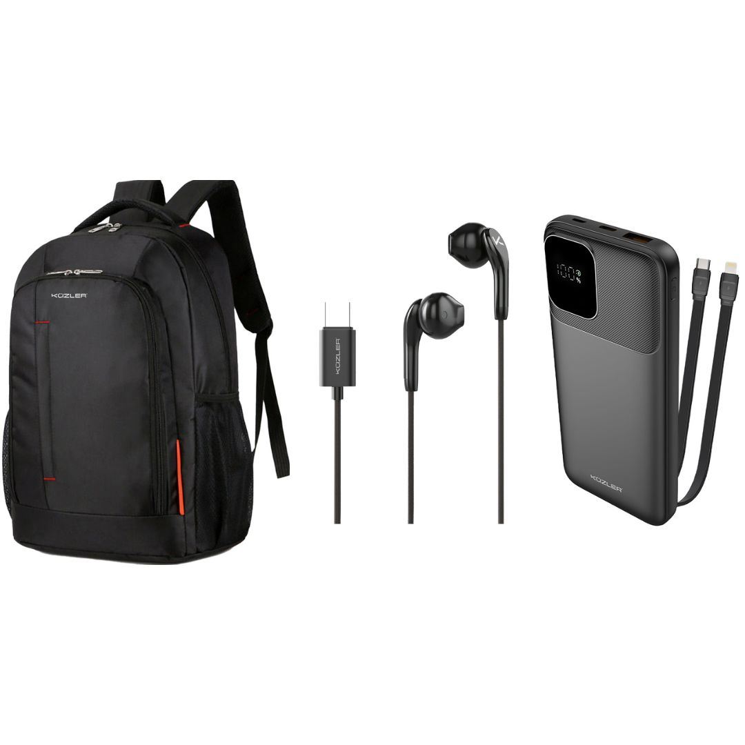 Pack Back to School Kuzler – Mochila Nomad + Power Bank + Audífonos
