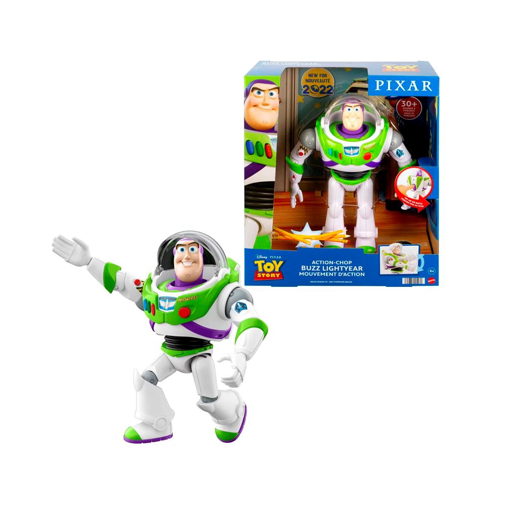 Disney Toy Story Action Chop Buzz Lightyear Ingles Usa