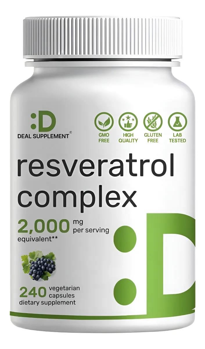 Deal Supplement Resveratrol Complex 2000mg 240 Capsulas