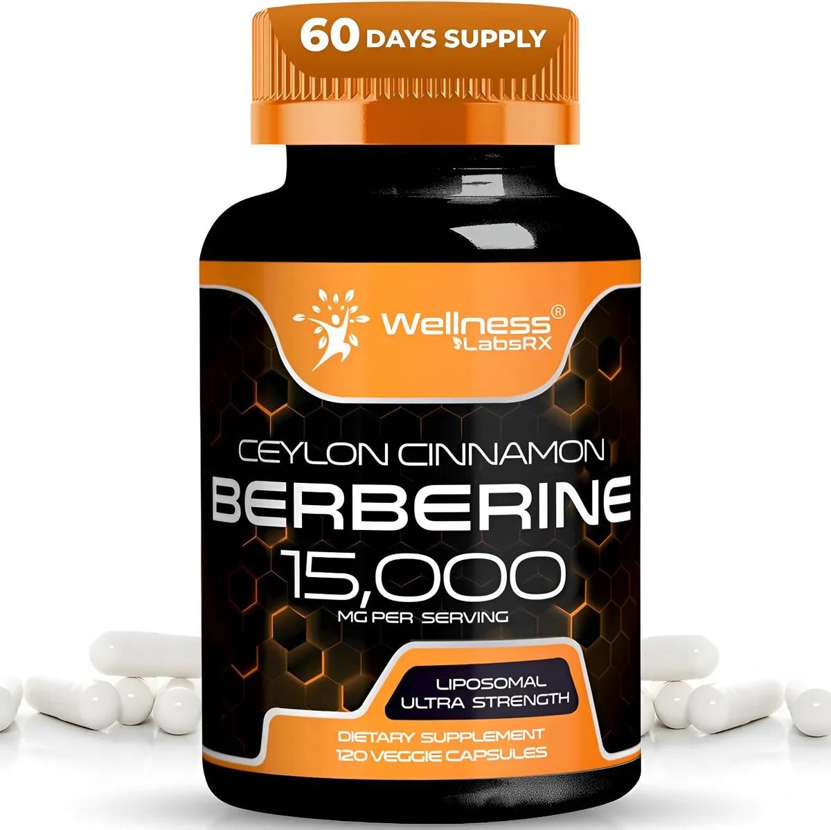 Wellness Labsrx Ceylon Cinnamon Berberine 15,000mcg 120 Caps