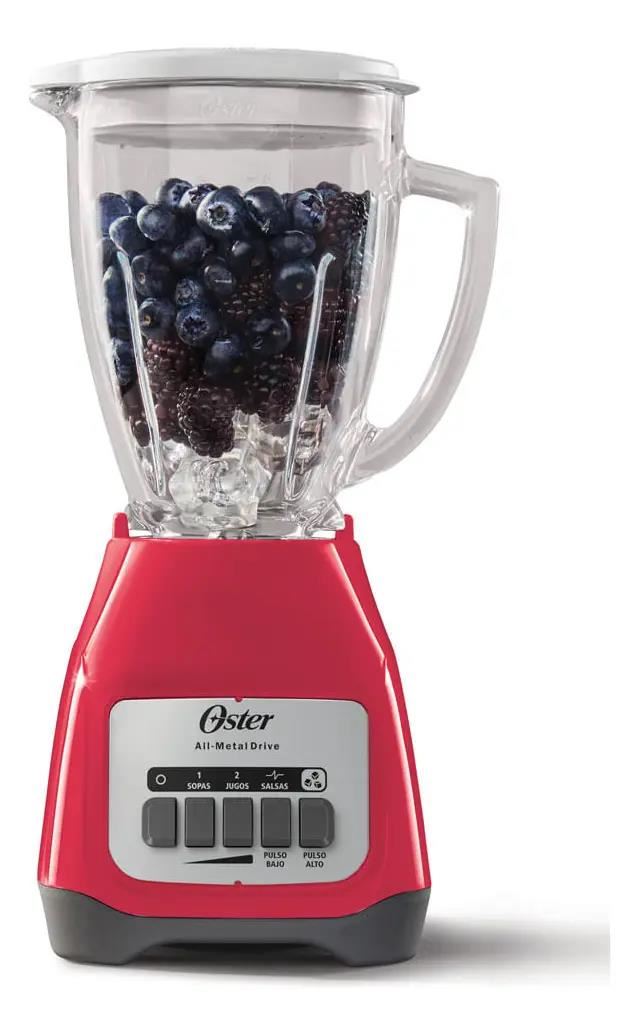 Licuadora Oster 2 Velocidades+Pulso Vaso De Vidrio BLSTKAGMPB
