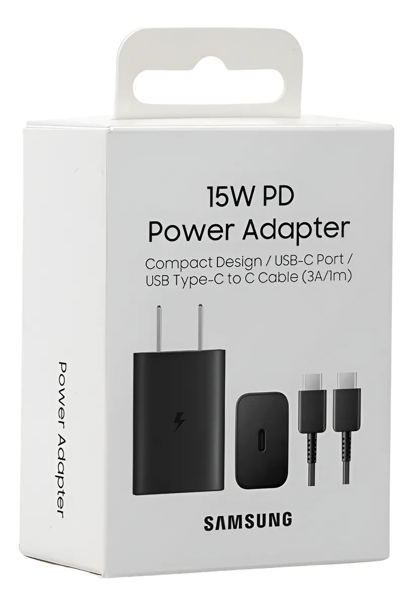 SAMSUNG 15W PD POWER ADAPTER NEGRO
